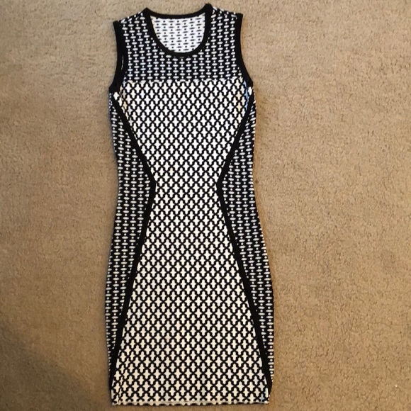 Torn by Ronnie Kobo Knit Black and White Dress XS - Picture 3 of 4